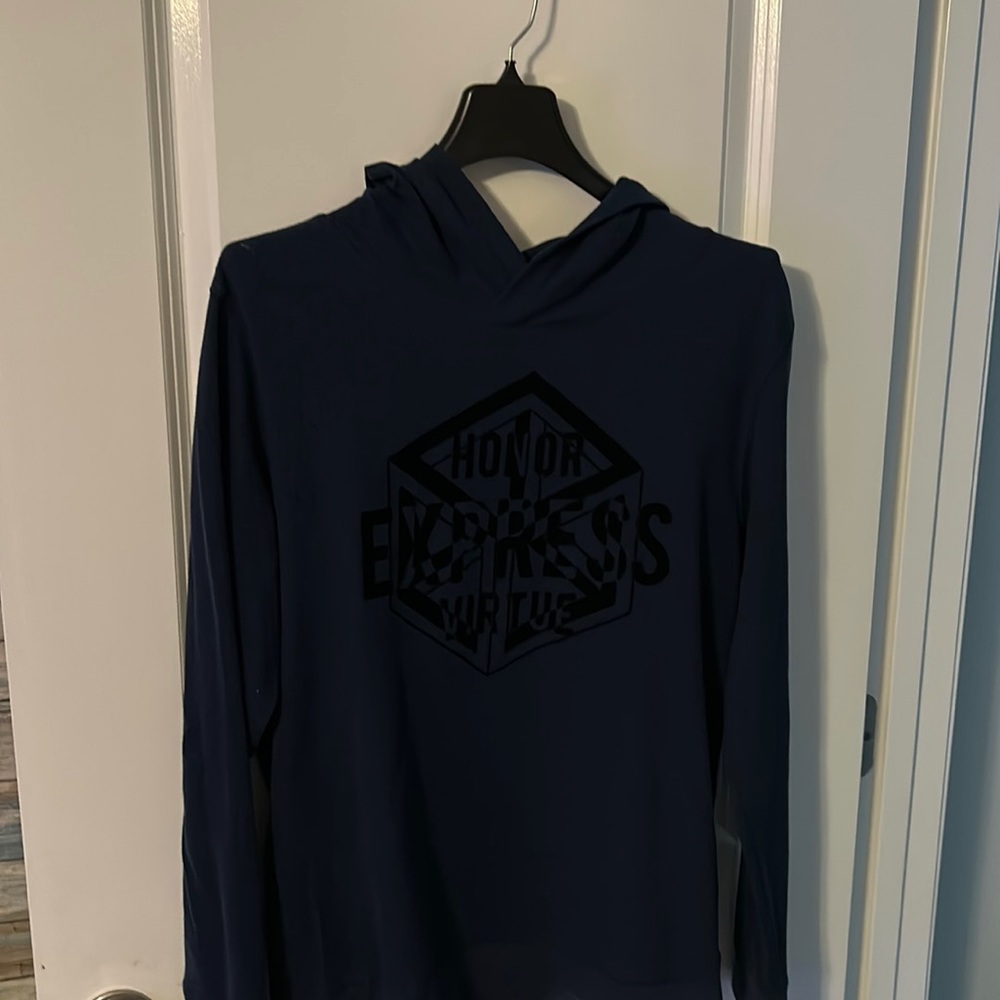 Express long sleeve T shirt hoody (L)